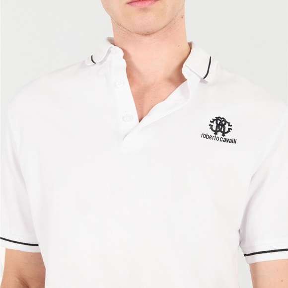 Roberto Cavalli Polo With RC Monogram And Logo - Picture 2 of 11